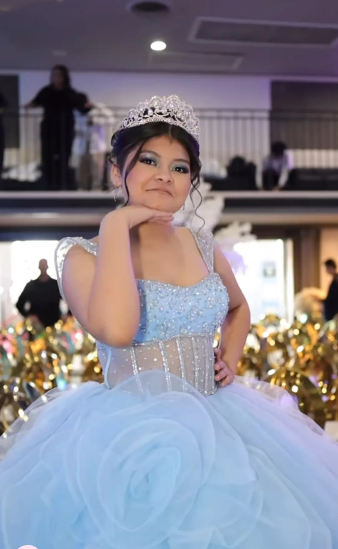 Quinceañera makeup and hair by Styled By Jaide, Delaware