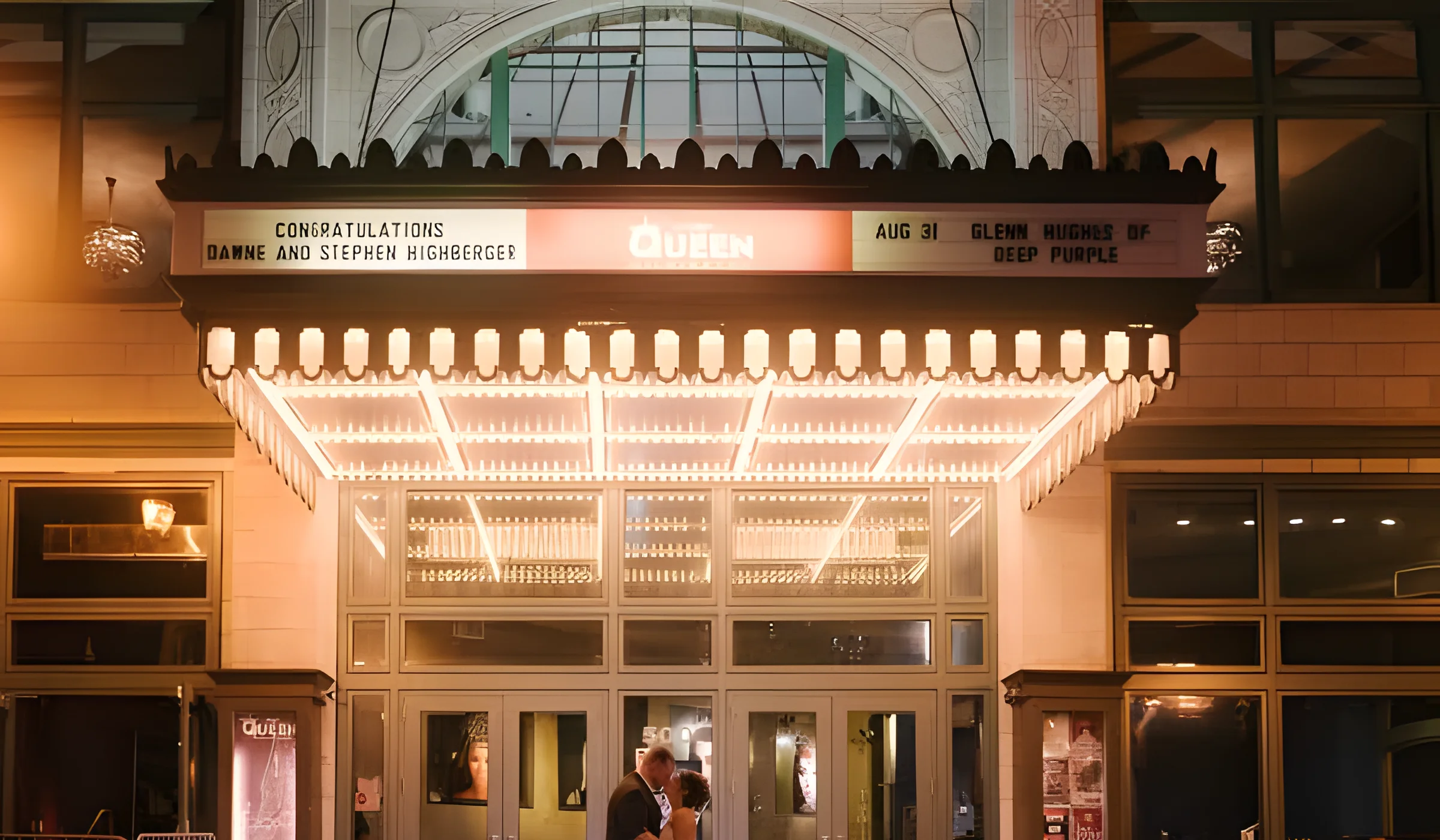 The Queen Wilmington at 500 N Market St in downtown Wilmington — the restored 1916 theater venue with its iconic marquee